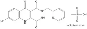 Molecular Structure of 348627-88-3 (Pyridazino[4,5-b]quinoline-1,4,10(5H)-trione,7-chloro-2,3-dihydro-2-(2-pyridinylmethyl)-, monomethanesulfonate)